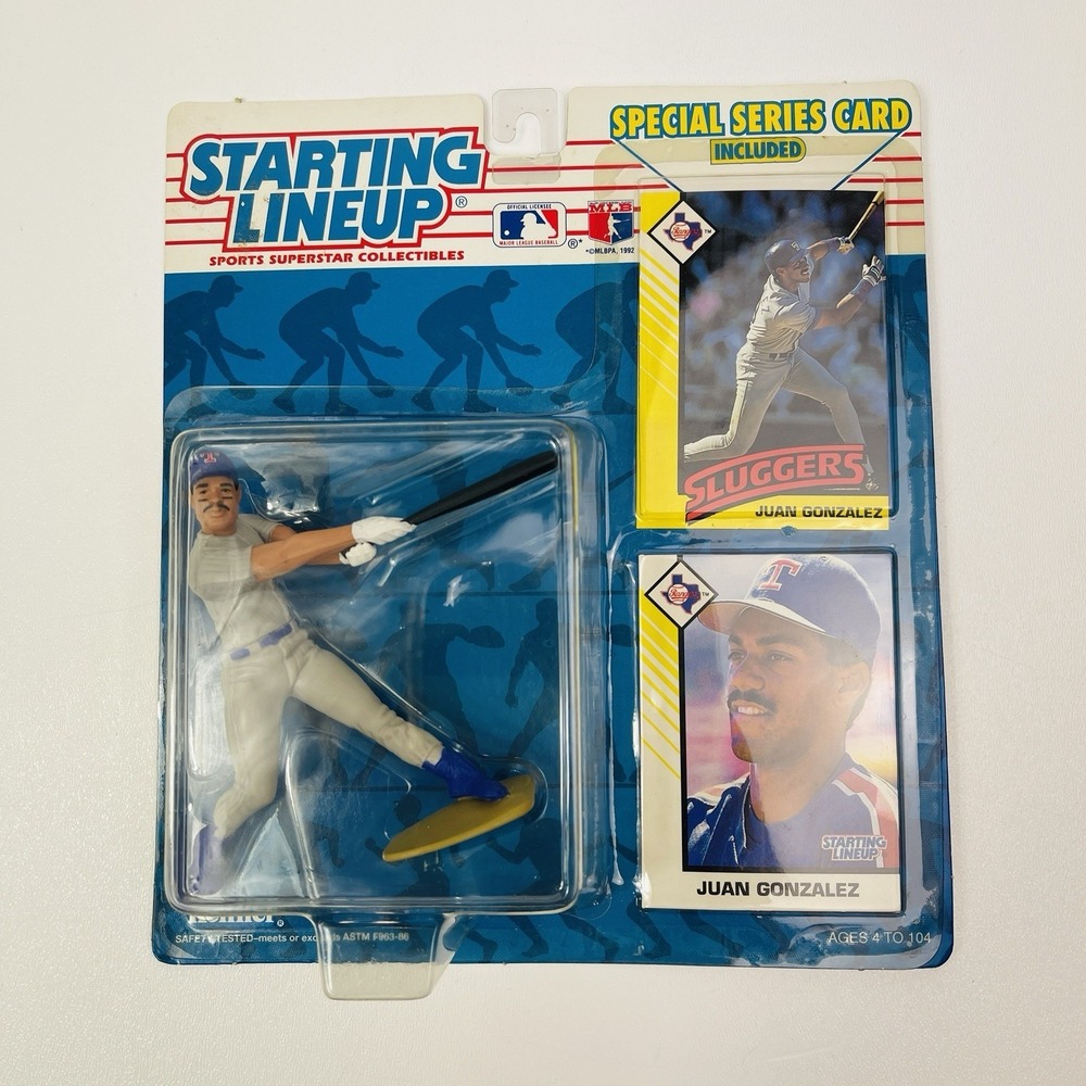 1993 Starting Lineup Juan Gonzalez Texas Rangers Sluggers